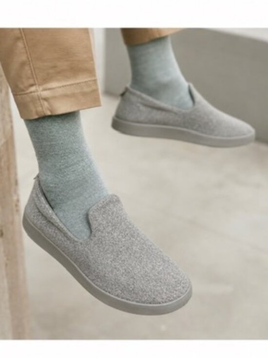 allbirds Shoes - Allbirds Women's Size 9 Gray Wool Loungers Slip On Sneakers